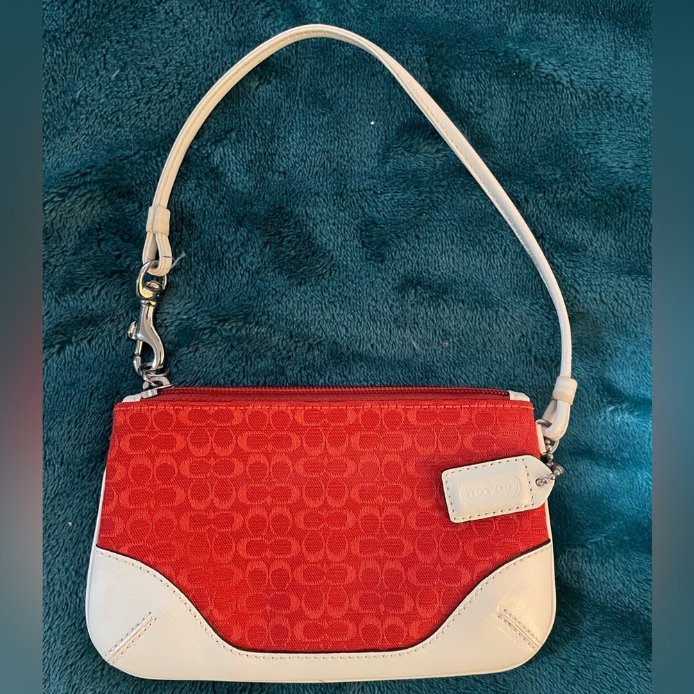 COACH Wristlet Red